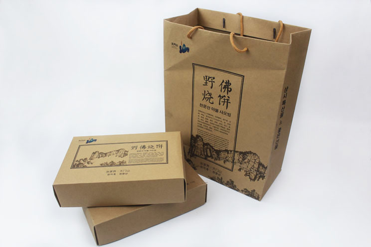 這樣原汁原味土特產(chǎn)禮品盒+手提袋套裝你也想要嗎？快來長沙印刷廠日大彩印定制！