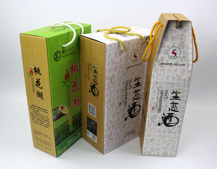 個性禮盒包裝讓“竹筒酒”身價倍增，長沙包裝印刷廠再為桃江特產(chǎn)定制包裝